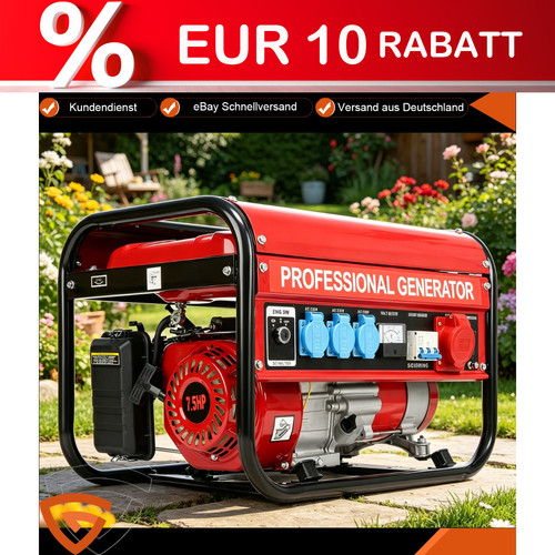 6500w benzin notstromaggregat - benzin,