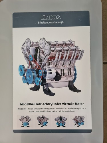Motor modellbausatz metall - v8,