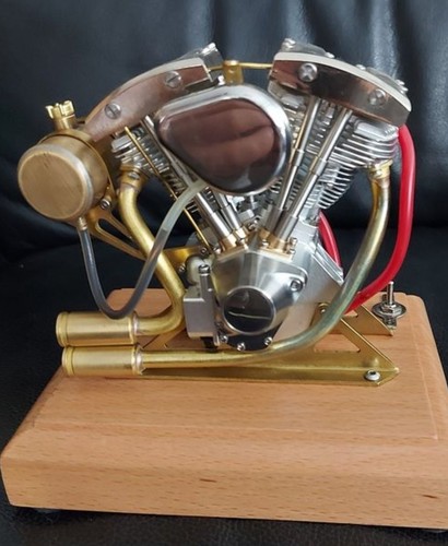 Miniatur modellmotor harley - modellmotor,